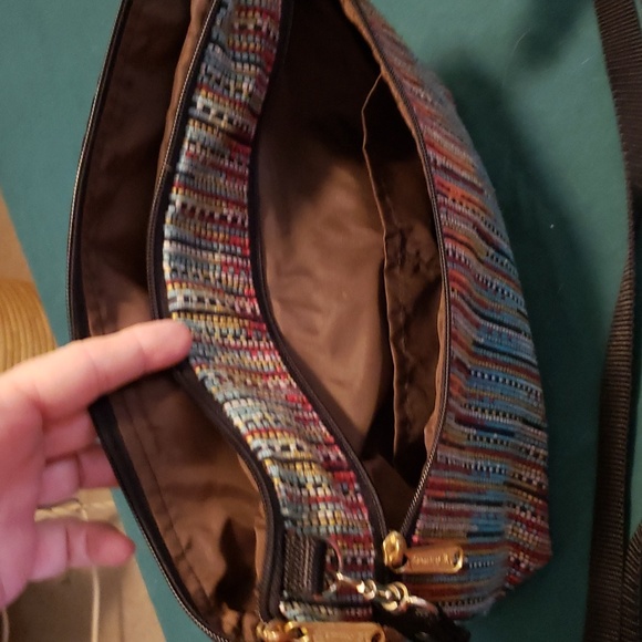 Multi colored purse with shoulder strap - Picture 3 of 6